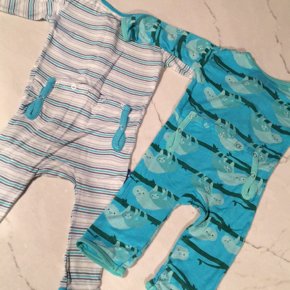Kickee Pants Coveralls, 3-6 month - Picture 4 of 5